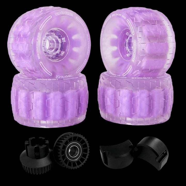Purple cloud wheels 105mm Backfire Boards