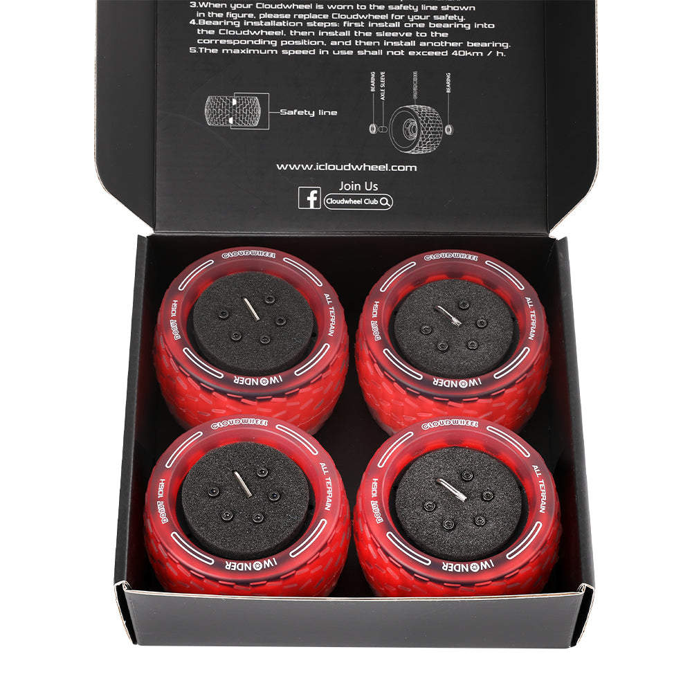 105mm Cloud Wheel Donut for Hub motors: G3, G2 black,Mini and G5