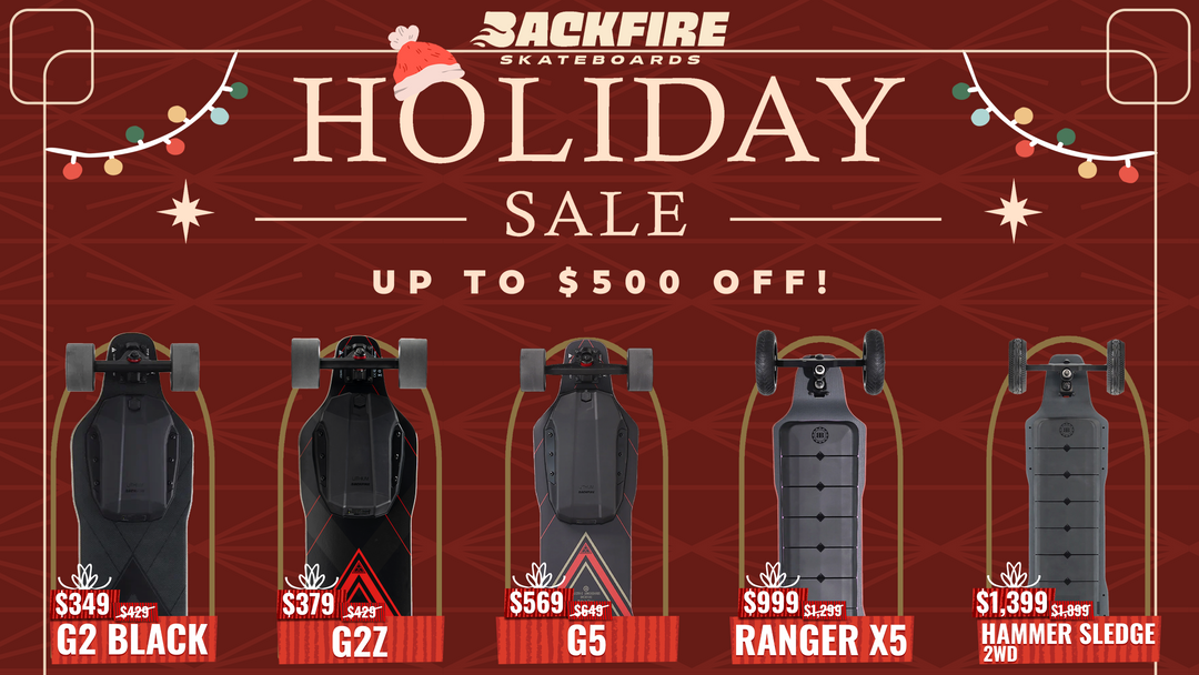 Backfire Skateboards 2024 Holiday Sale!