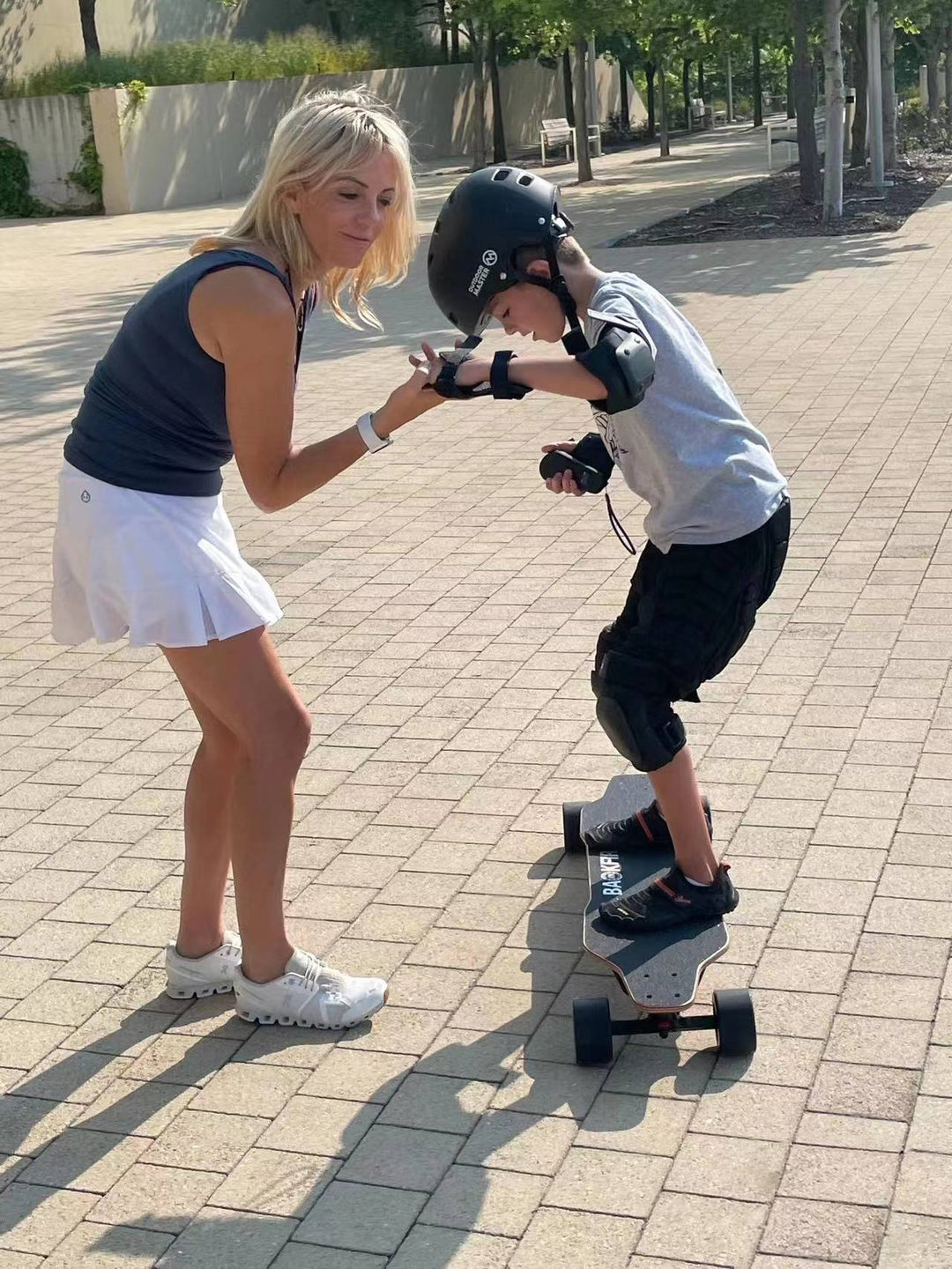 Learning Turning, Braking, and Speed Control on an Electric Skateboard