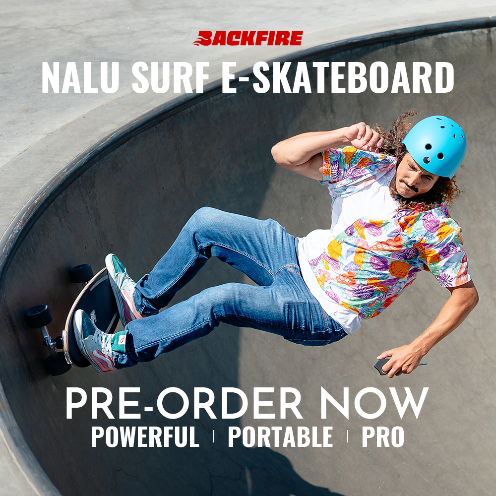 Backfire Nalu Now Available for Pre-Order: Electric Surf Skate Revolution!