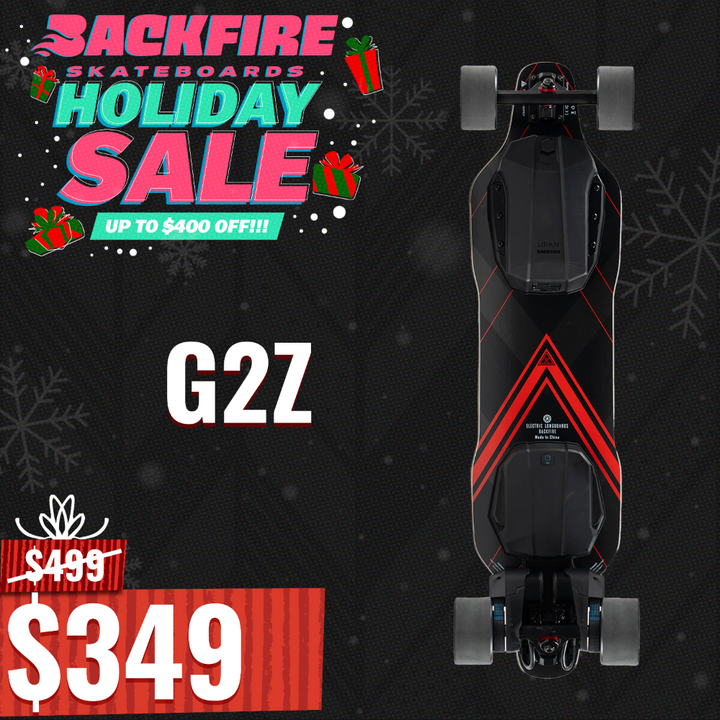Backfire G2Z Belt Electric Skateboard with R5s Remote