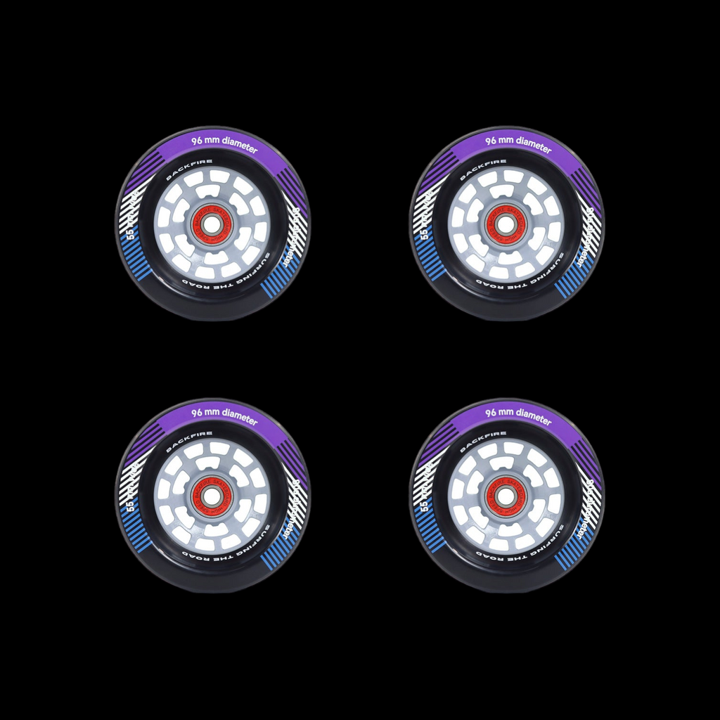 96 mm Belt Driven Wheels for Backfire Zealot, Zealot S2, S3, X and