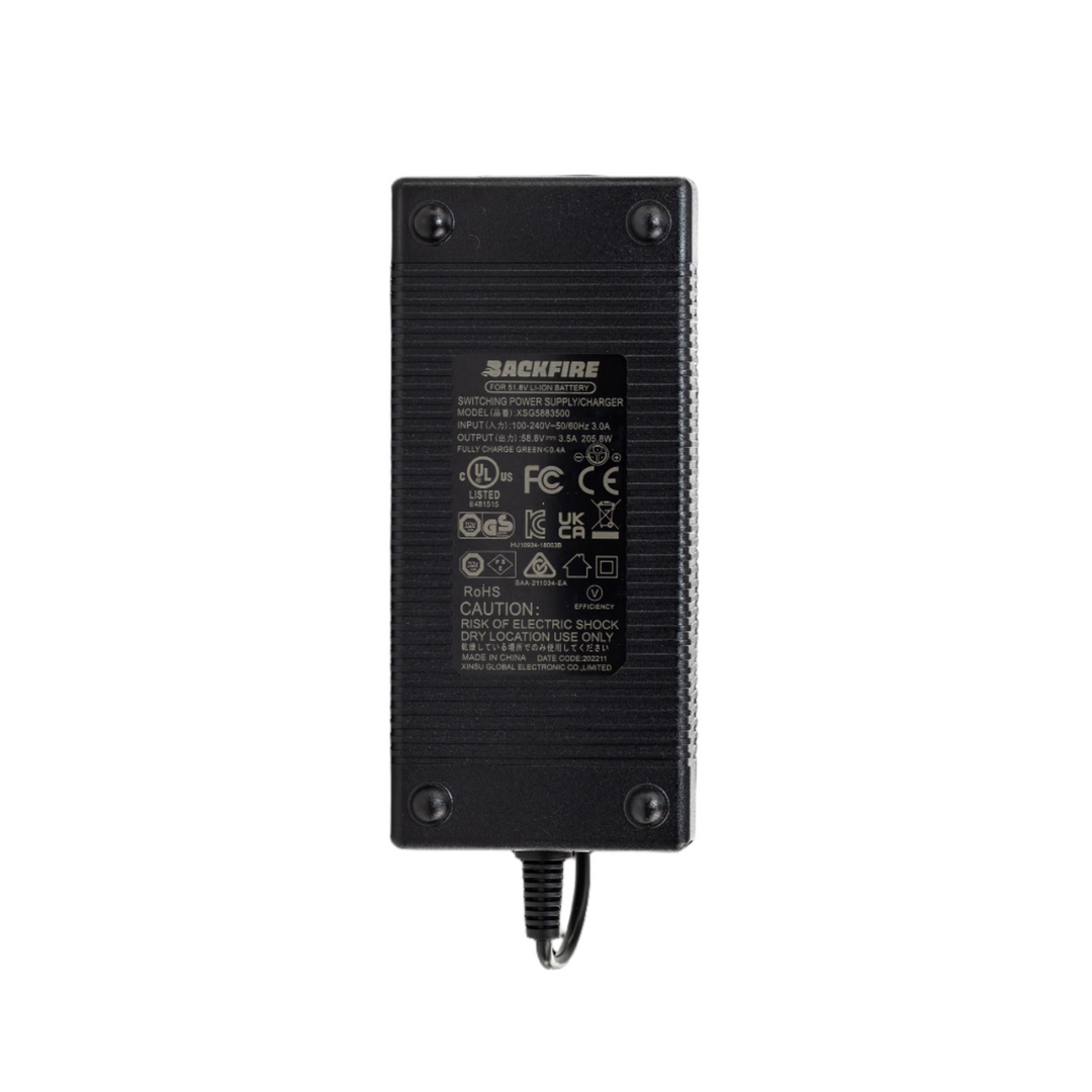 Backfire Battery Charger for Zealot X, S2, G5 & G5s 58.8V