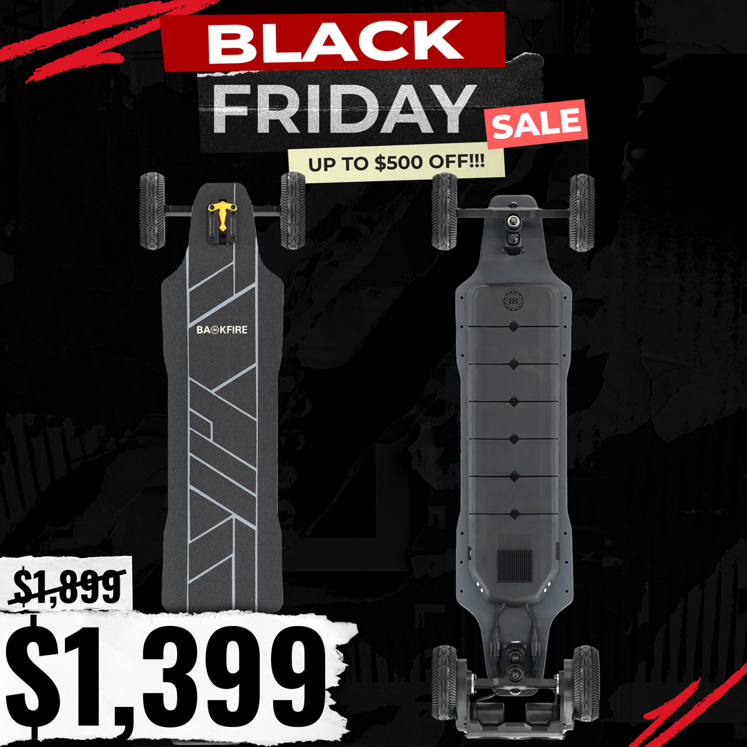 Backfire Hammer Sledge Electric Skateboard Black Friday Sale