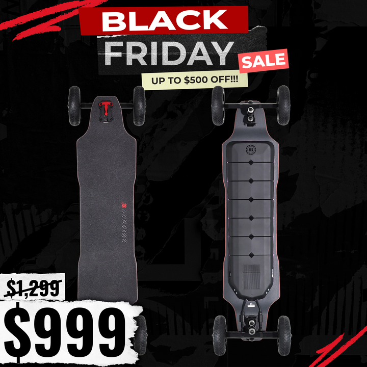 Backfire Ranger X5 Electric Skateboard Black Friday Sale