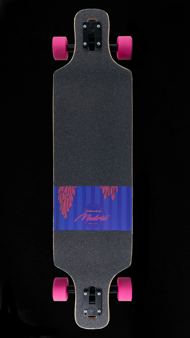 Backfire DTF 39" Flamingos Drop Through Longboard-Made by Madrid in USA