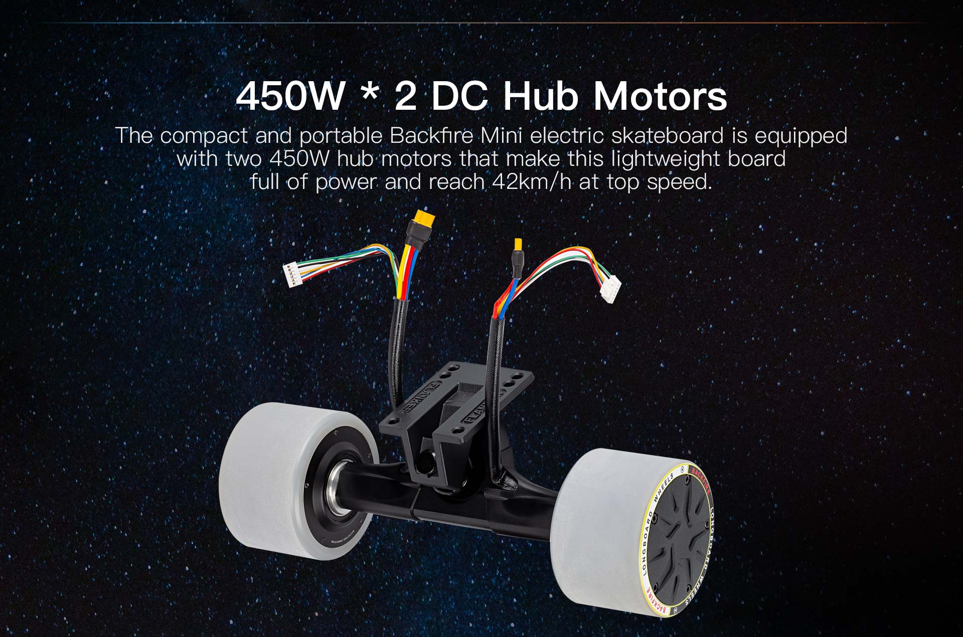 450w Hub Motors For Backfire G3 or Mini BackfireBoardsUSA